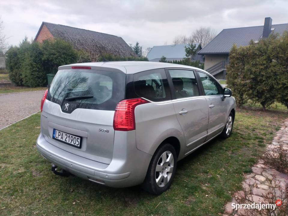 Peugeot 5008 16hdi 2010r nieuszkodzony Rudno