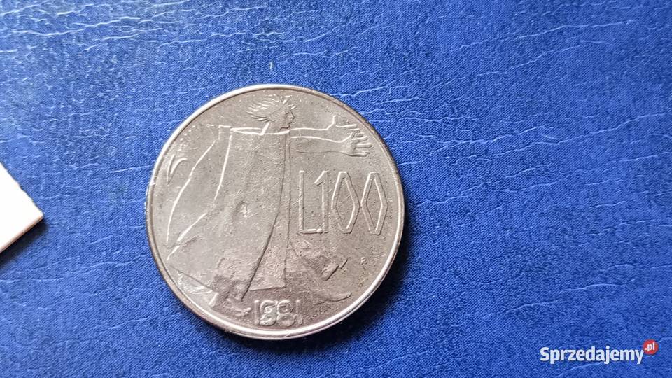 Stare monety 100 lir 1981 San Marino Lesko sprzedam