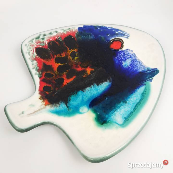 Patera ceramiczna ryba dekoracja fat lava Janaky Bronisze sprzedam