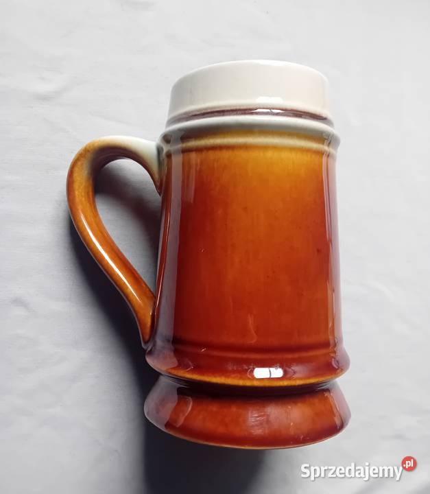 Ceramiczny kufel Ditmar Urbach zdobiony wielkopolskie