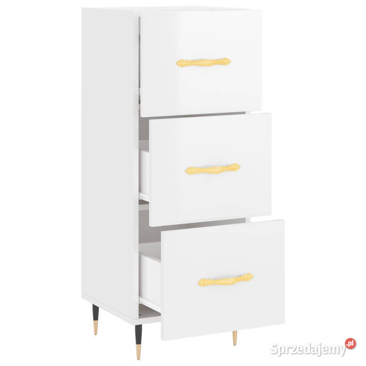 Szafka biała połysk 345x34x90 materiał Warszawa