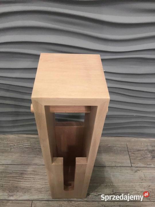 Stojak drewniany do łazienki na papier toaletowy podkarpackie Dębica