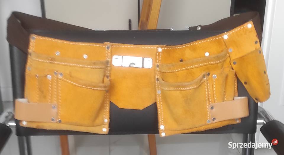 Skórzany pas narzędziowy monterski Rudziniec