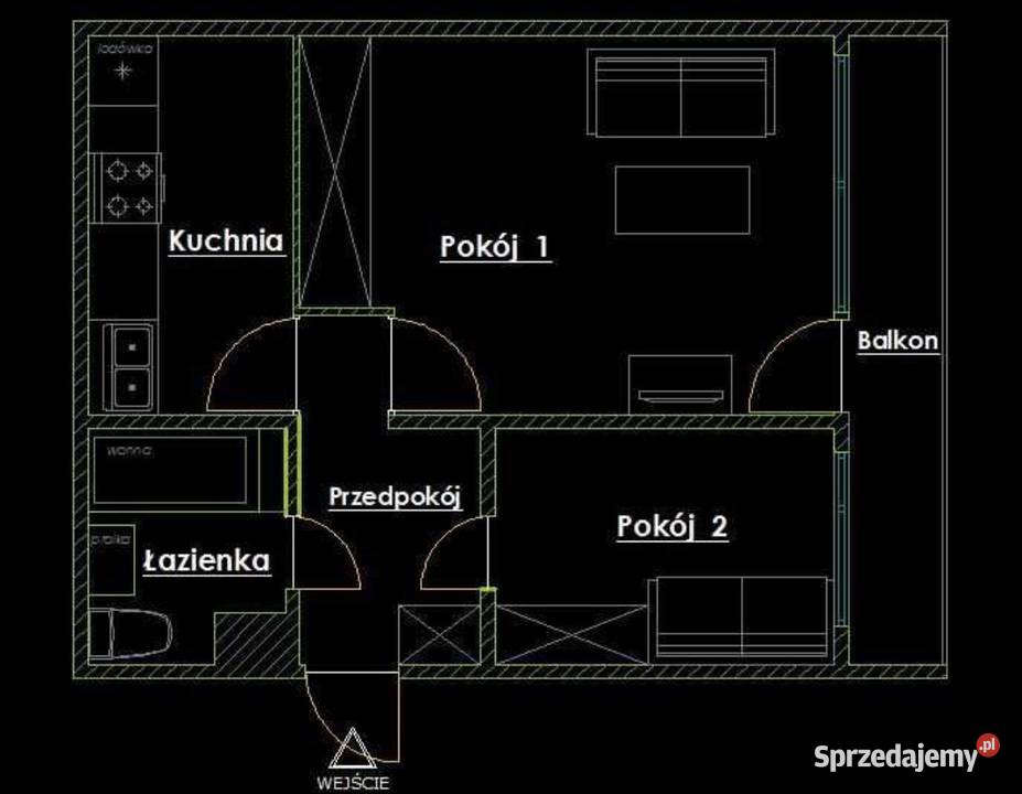2 pokoje Warszawa Wola 343m2 bezpośrednio