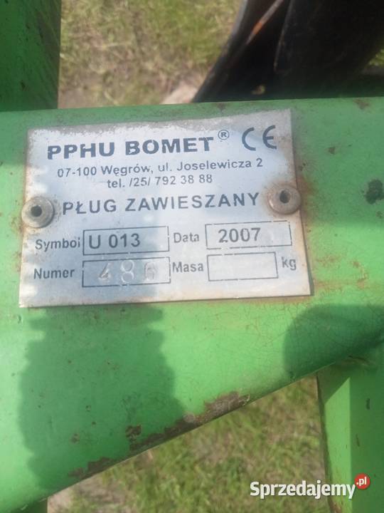 Pług 2skibowy Niepołomice