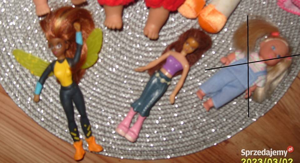 3 x Lalka bobasek 2 Polly Pocket kolorowy Rawicz