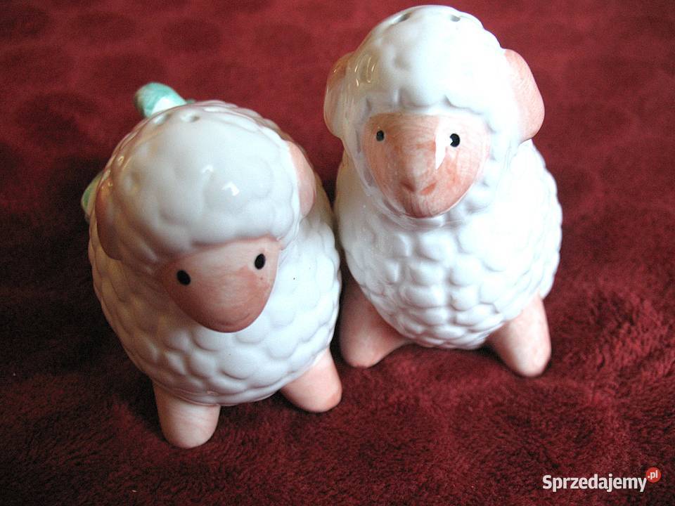 Sól i pieprz owieczki 8 x 10 x 6 Solniczka i Siedlce