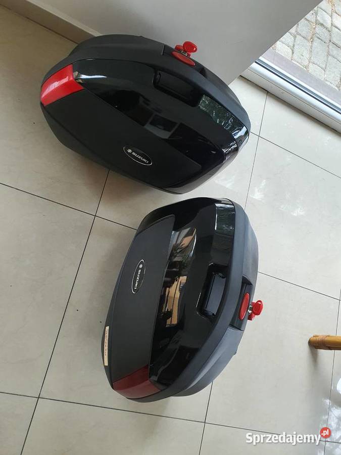 Oryginalne 2 boczne kufry Suzuki 35l śląskie Gostyń