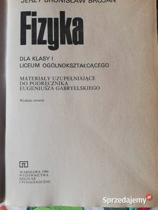 Fizyka kl 1Gabryelski materiały Kraków