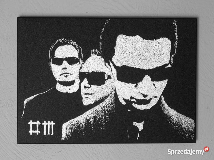 Depeche Mode Oryginalny obraz na ścianę Grawerka świętokrzyskie Sandomierz