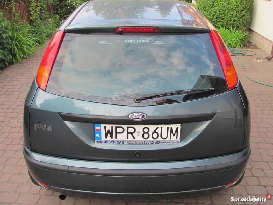 Ford Focus 2003 hatchback neptune green pierwszy Dawidy Bankowe