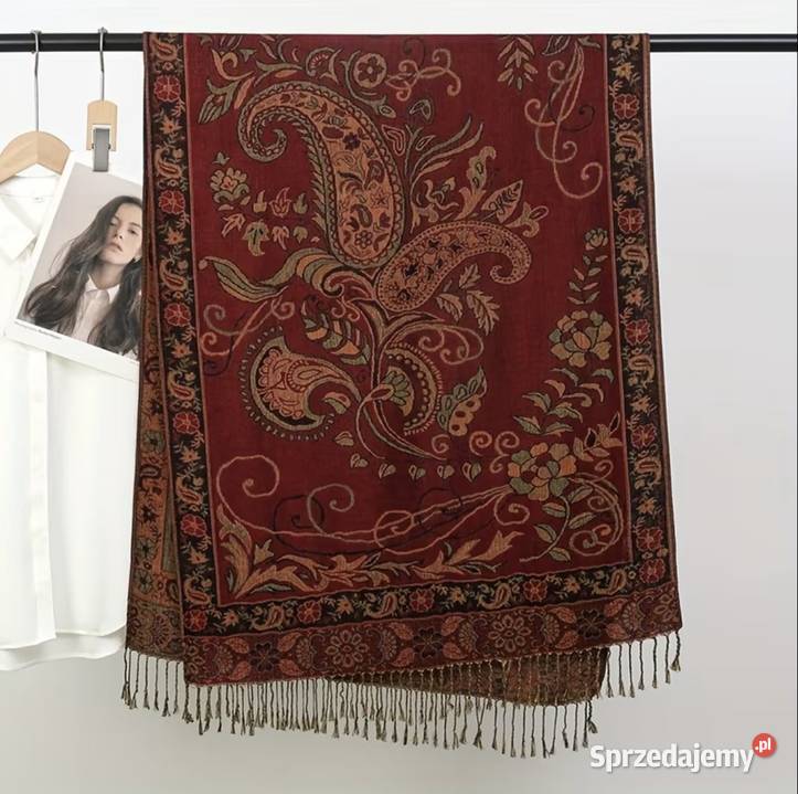 Elegancki Szal w Paisley Dla kobiet Katowice