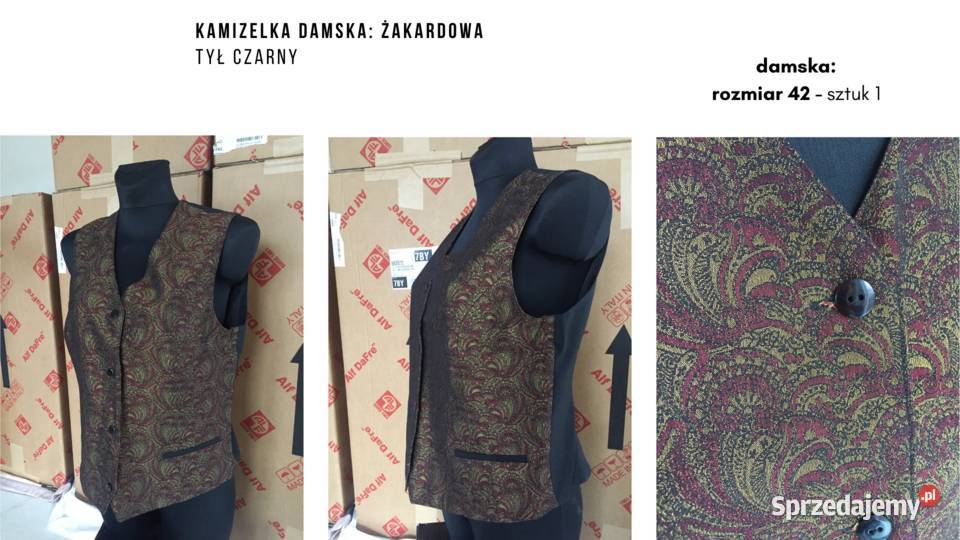 KAMIZELKI KELNERSKIE Wrocław sprzedam