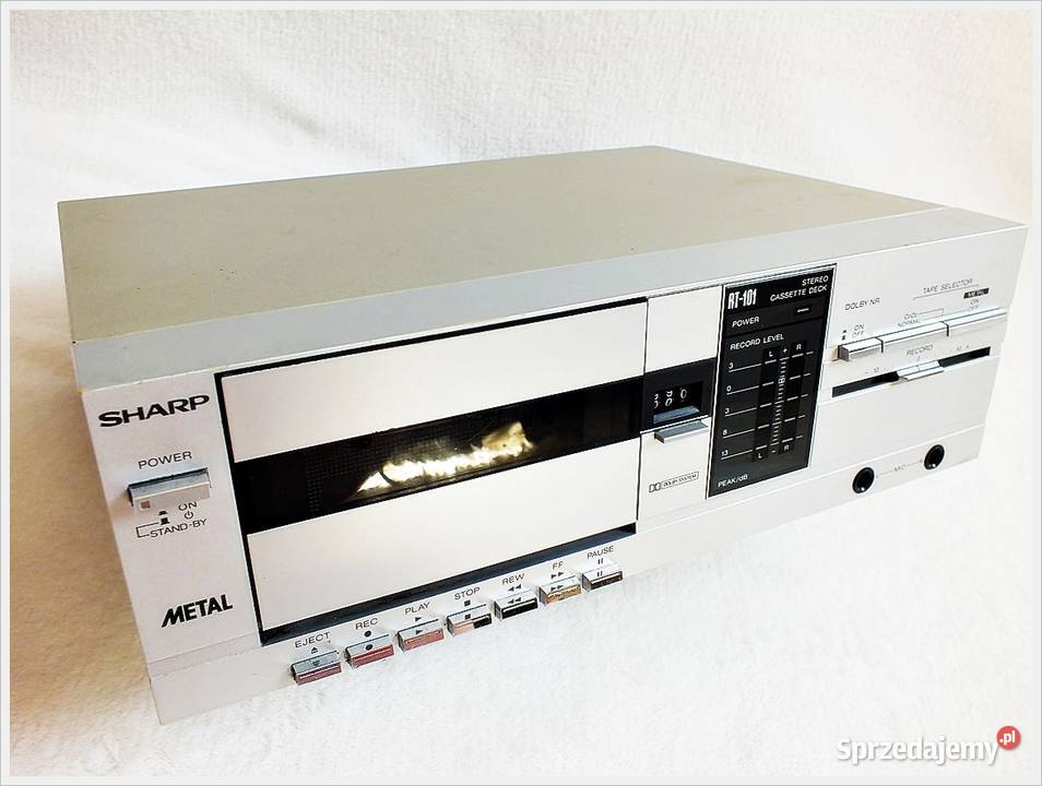 Magnetofon SHARP Stereo Cassette Deck RT-101H Niesprawny