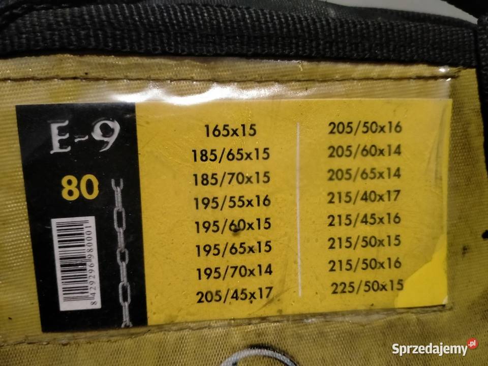 Łańcuchy śniegowe sprzedam