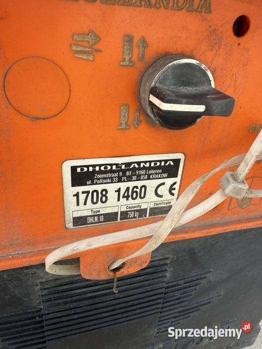 Winda Dhollandia Renault Master Pozostałe Sobiesiernie