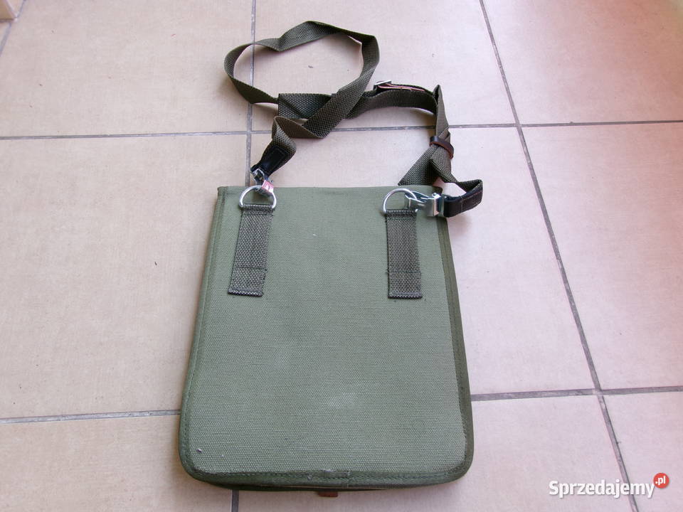 Torba polowa podofocerska brezentowa na ramie Legionowo sprzedam