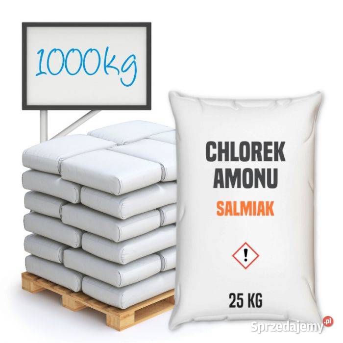 Chlorek amonu Salmiak 995 paleta 1000 wysyłka Brzeg Dolny