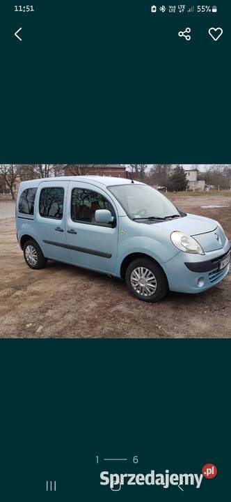 Sprzedam Renault Kangoo 15 DCI 86 Rok produkcji 2008 wielkopolskie Wągrowiec