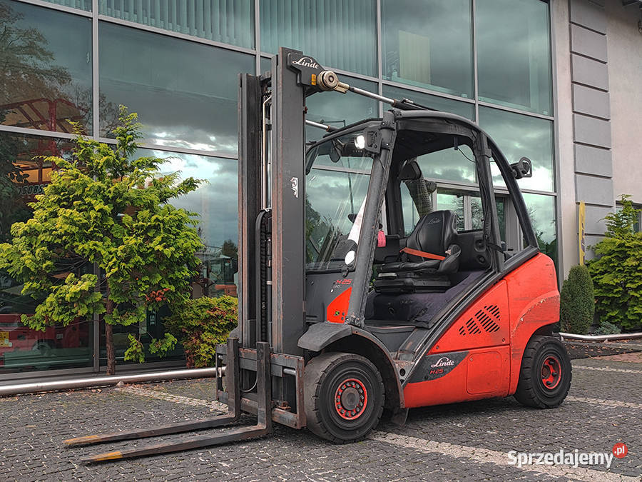 Wózek widłowy Linde H25D02 25 t triplex 551 m Linde Kęty