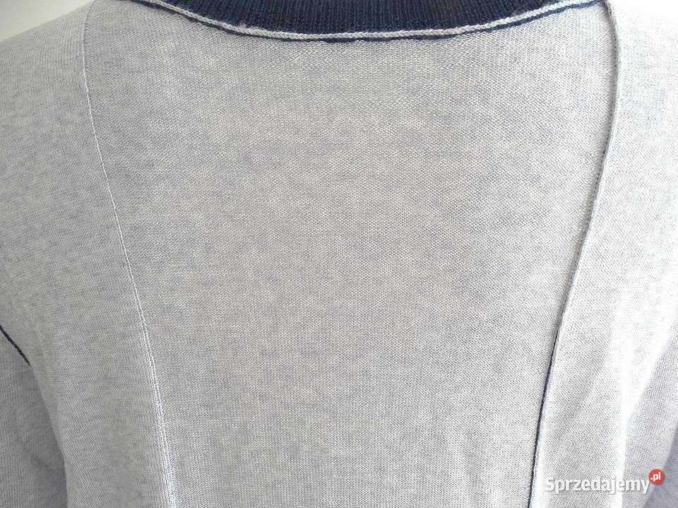 Sweter Wełniany 100 Wełna Merino Fine Jasnoszary Łomża