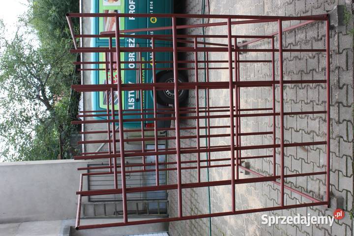 Sprzedam używany spawany regał magazynowy 200cm