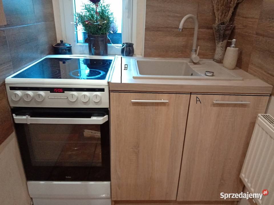 Meble kuchenne zlew bateria blat