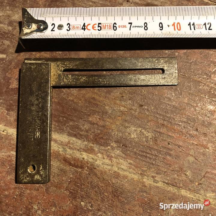 Stalowy stary precyzyjny kątomierze brytyjski Poznań