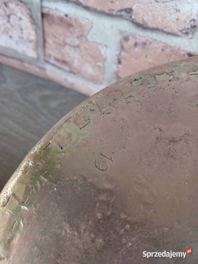 Miedziany garnek z pokrywką poj 3 litry