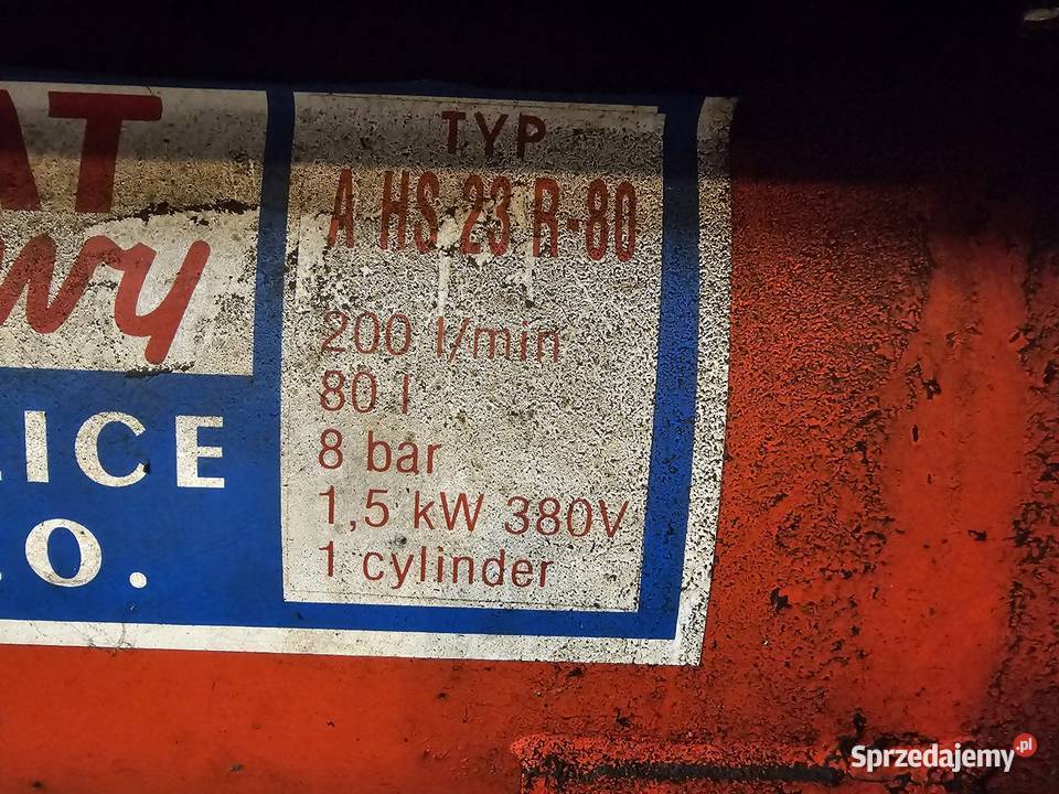 Agregat sprężarkowy POLMO AHS23 R80 Powroźnik sprzedam