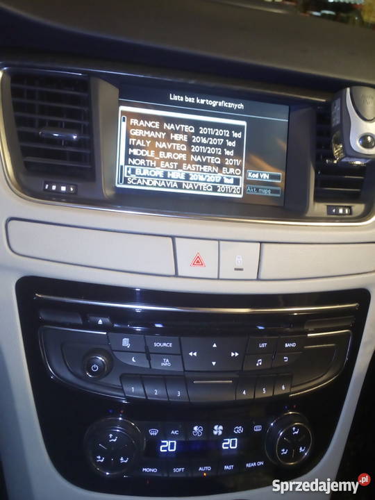 Peugeot 508 aktualizacja mapy Elektronika Szczecin sprzedam