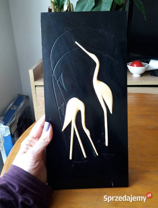 Żurawie bakelitowa zawieszka CCCP ZSRR lata 60 Gdynia