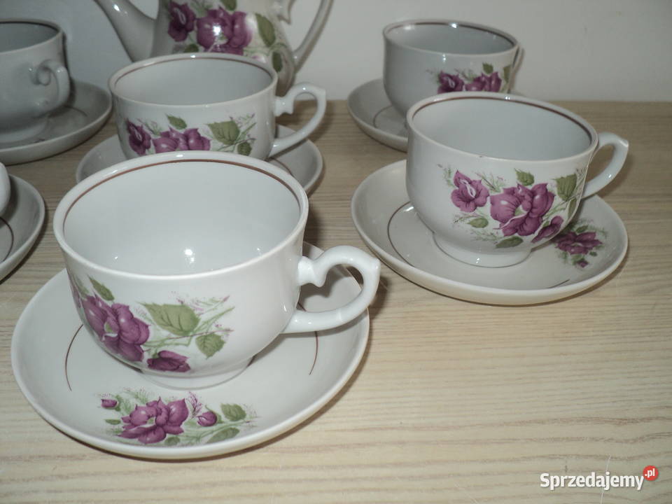 Nowy serwis kawowy 6 dzbanek i cukiernica Ełk