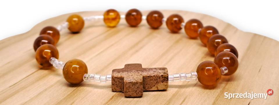 Bransoletka różaniec dziesiątka różańca z mazowieckie