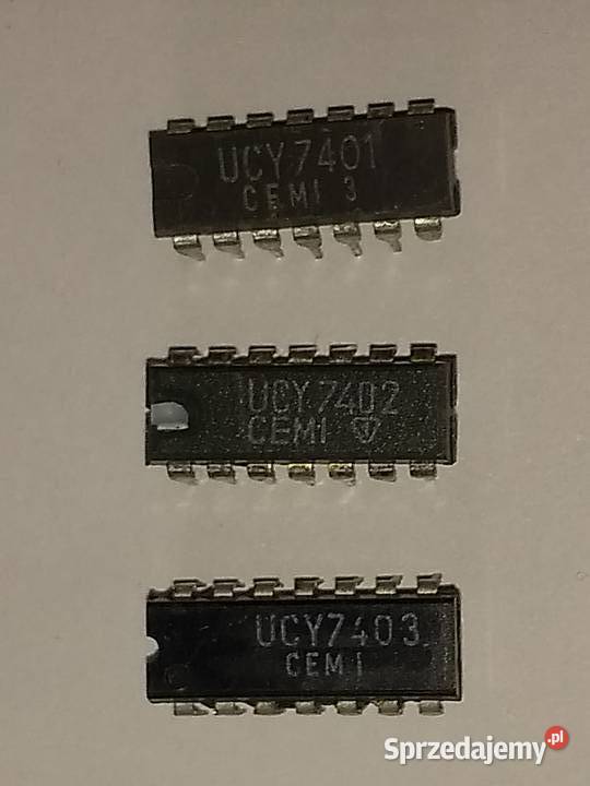 Cyfrowy układ scalony UCY7401 UCY7402 UCY7403 Łódź