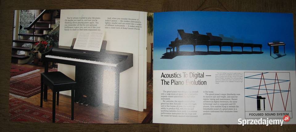 KORG Concert Pianos digital pianos catalog Kępice