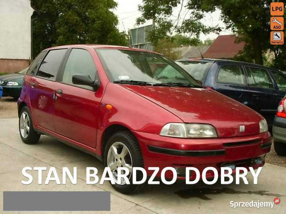 Fiat Punto SX70BEZWYPADKOWYkrajowy 1właściciel czujnik zmierzchu