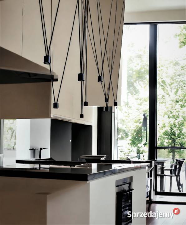 Długa lampa wisząca do wysokich pomieszczeń Rzeszów