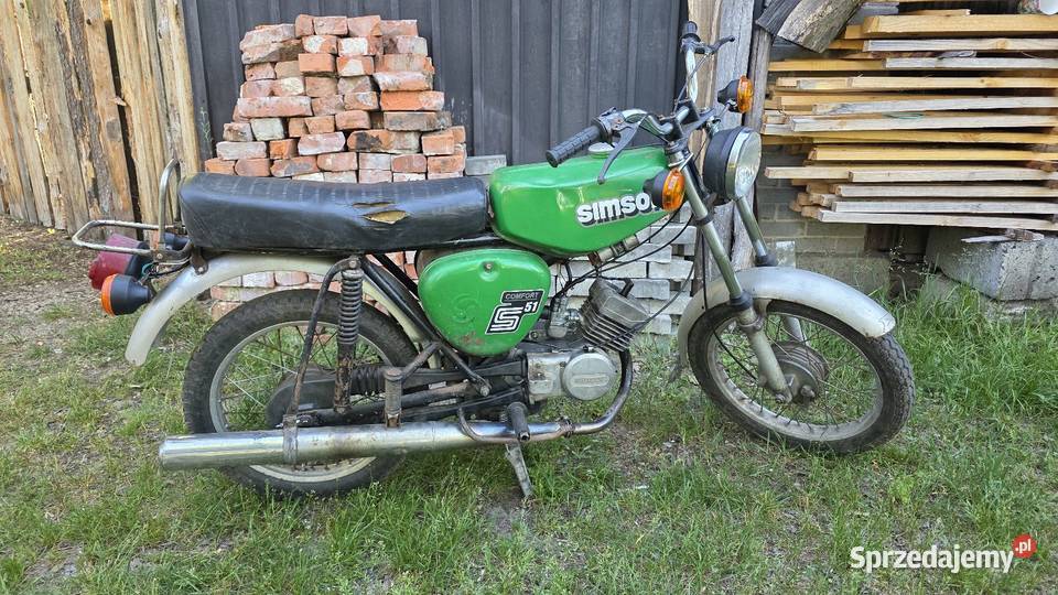 Simson s51 sprawny 4 biegowy świętokrzyskie Sandomierz