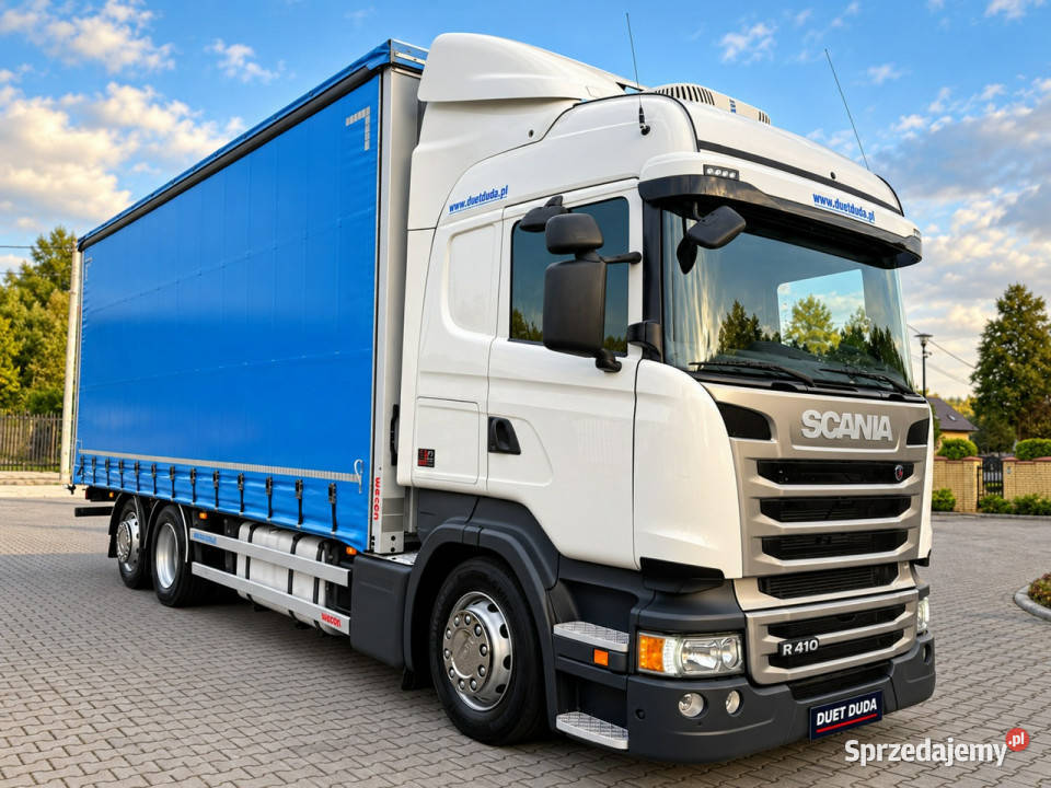 Scania R410 bez EGR Zabudowa Wecon Firana DŁ770 Rok produkcji 2015 Widełki sprzedam