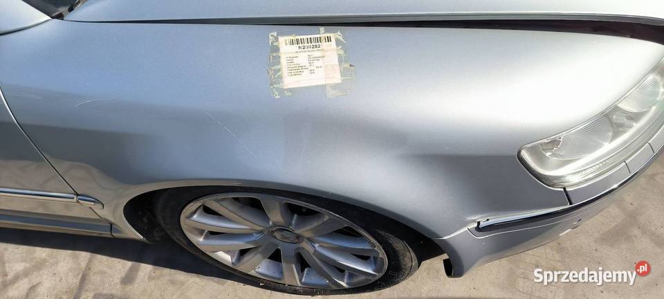 BŁOTNIK PRAWY PRZÓD VOLKSWAGEN PHAETON A7W osobowe Lipno