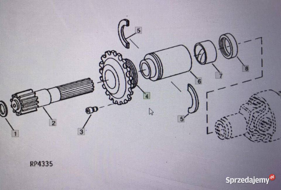 John Deere R99353element ustalającyJohn Deere Jastrzębniki sprzedam