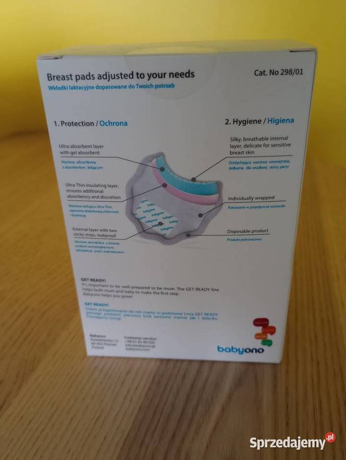 Nowe Wkładki laktacyjne BabyOno Szczecin