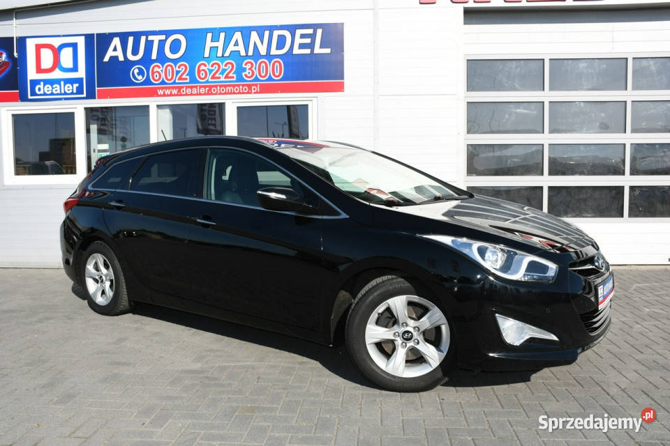 Hyundai i40 17 CRDi 100bezwypadkowy Serwis LED światła do jazdy dziennej Motoryzacja lubelskie Hrubieszów