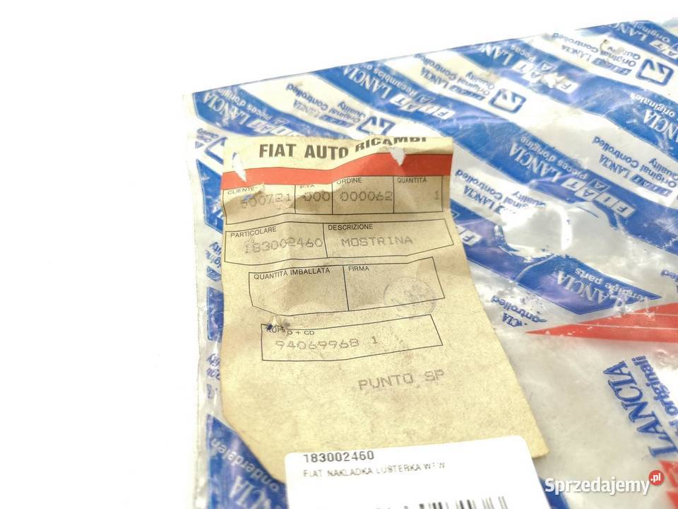 MOCOWANIE LUSTERKA LEWEGO FIAT PUNTO 19931997