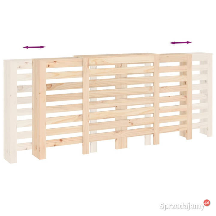 Osłona grzejnika 210x21x85 lite drewno sosnowe Pozostałe mazowieckie sprzedam