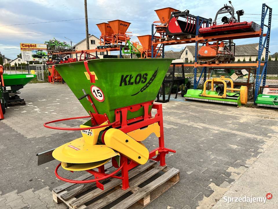 Rozsiewacz na taśmę 300 400 lejek KŁOS Motyl Warka sprzedam