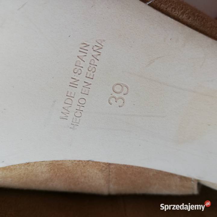 szpilki OFFICE London r 385 245 czółenka bez brązowy/beżowy Stare Zakole