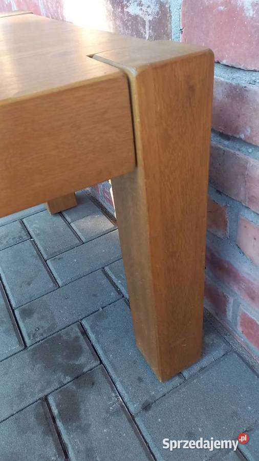 Dębowy stolik kawowy kwadratowy HH 724 Gawroniec