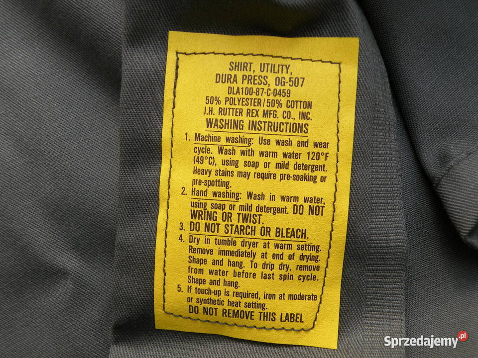 Koszula garnizonowa og507 15 12 x 33 sprzedam